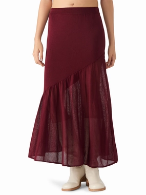 Limited Edition Aneira Skirt in Wine