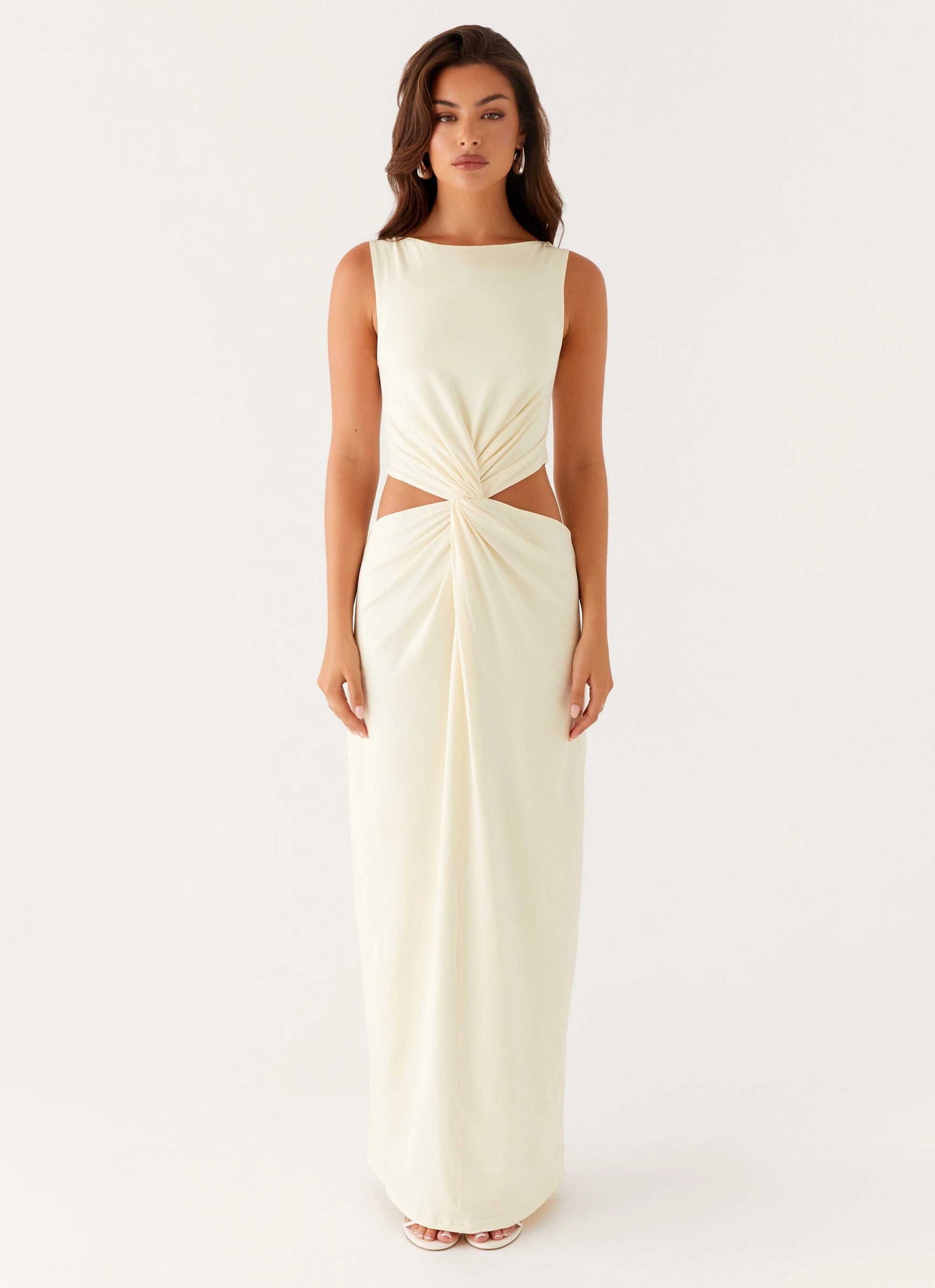 Fashion Fit Lilabelle Twist Maxi Dress - Yellow