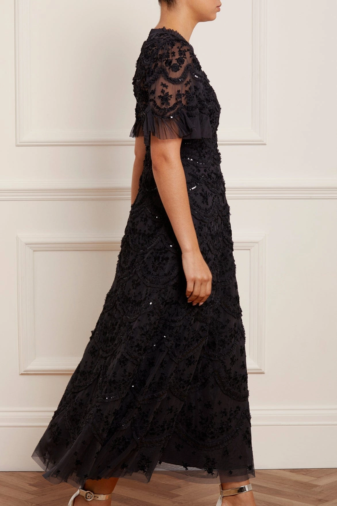 Comfy and Chic Cozy Energy Lily Bloom Ankle Gown