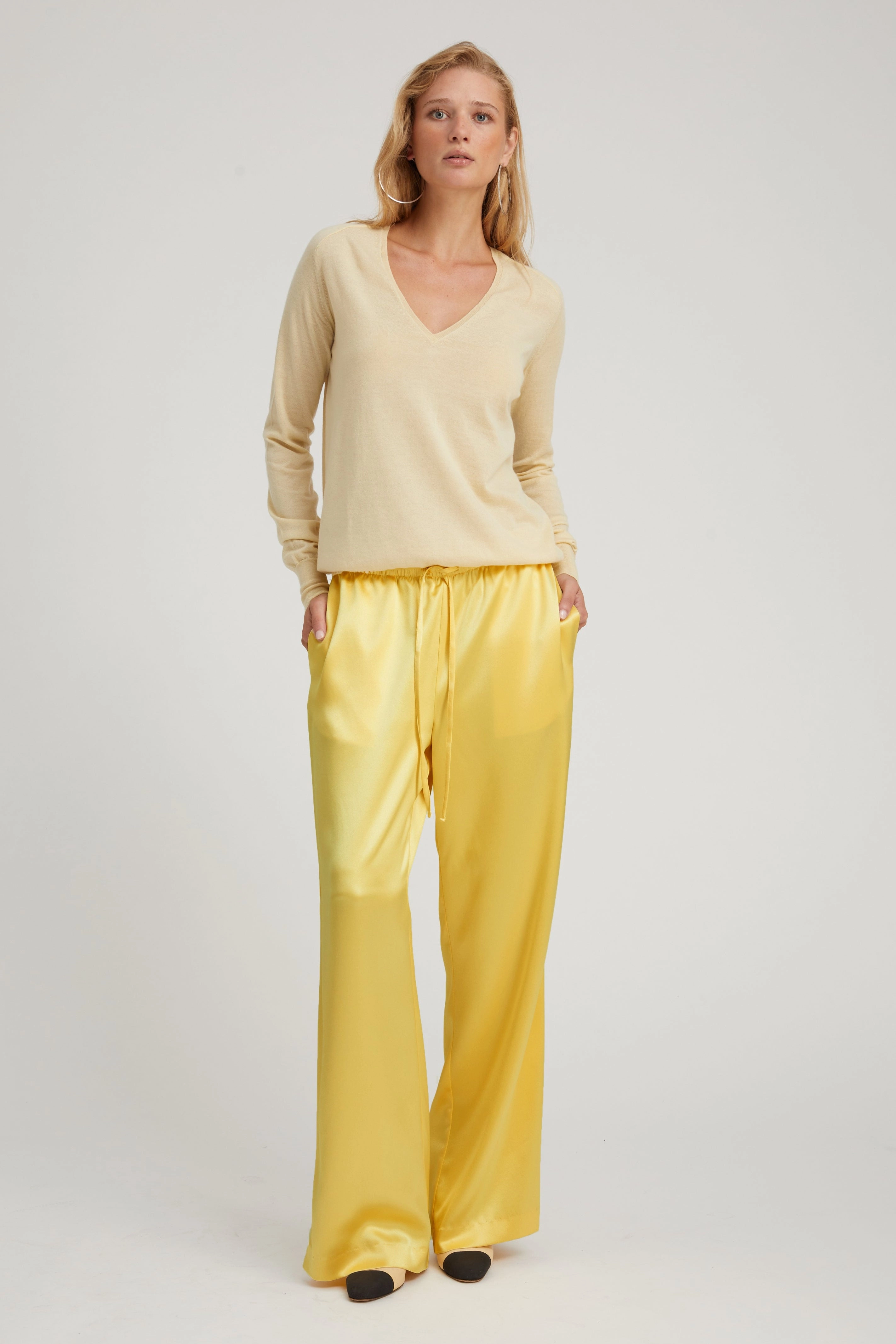 Limoncello Silk Kauai Pants Cold Weather Wear