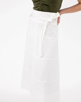 Sporty Style AdjustableDrawstring Linen Hudson Skirt