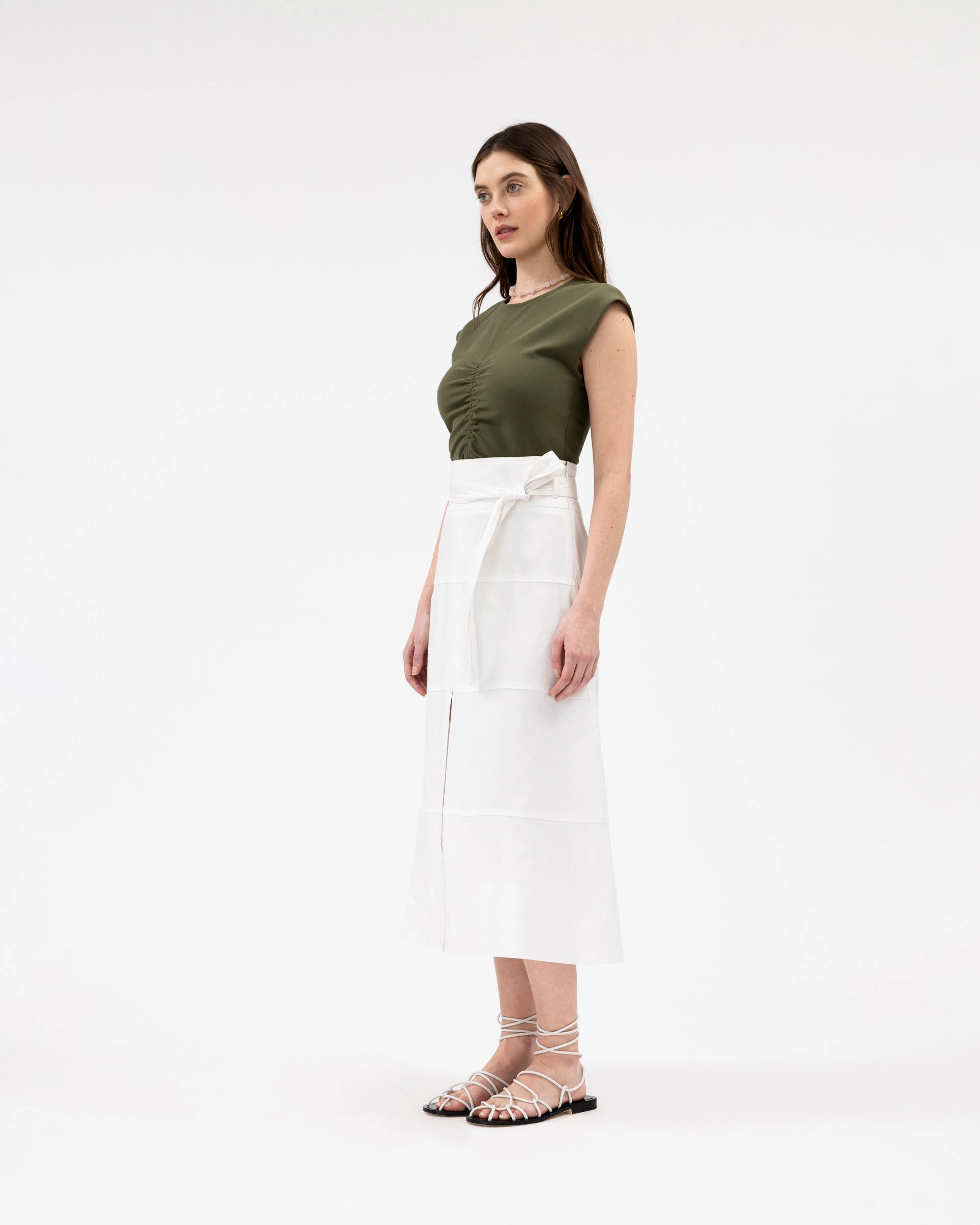 Everyday Must-have Easy Wear Linen Hudson Skirt