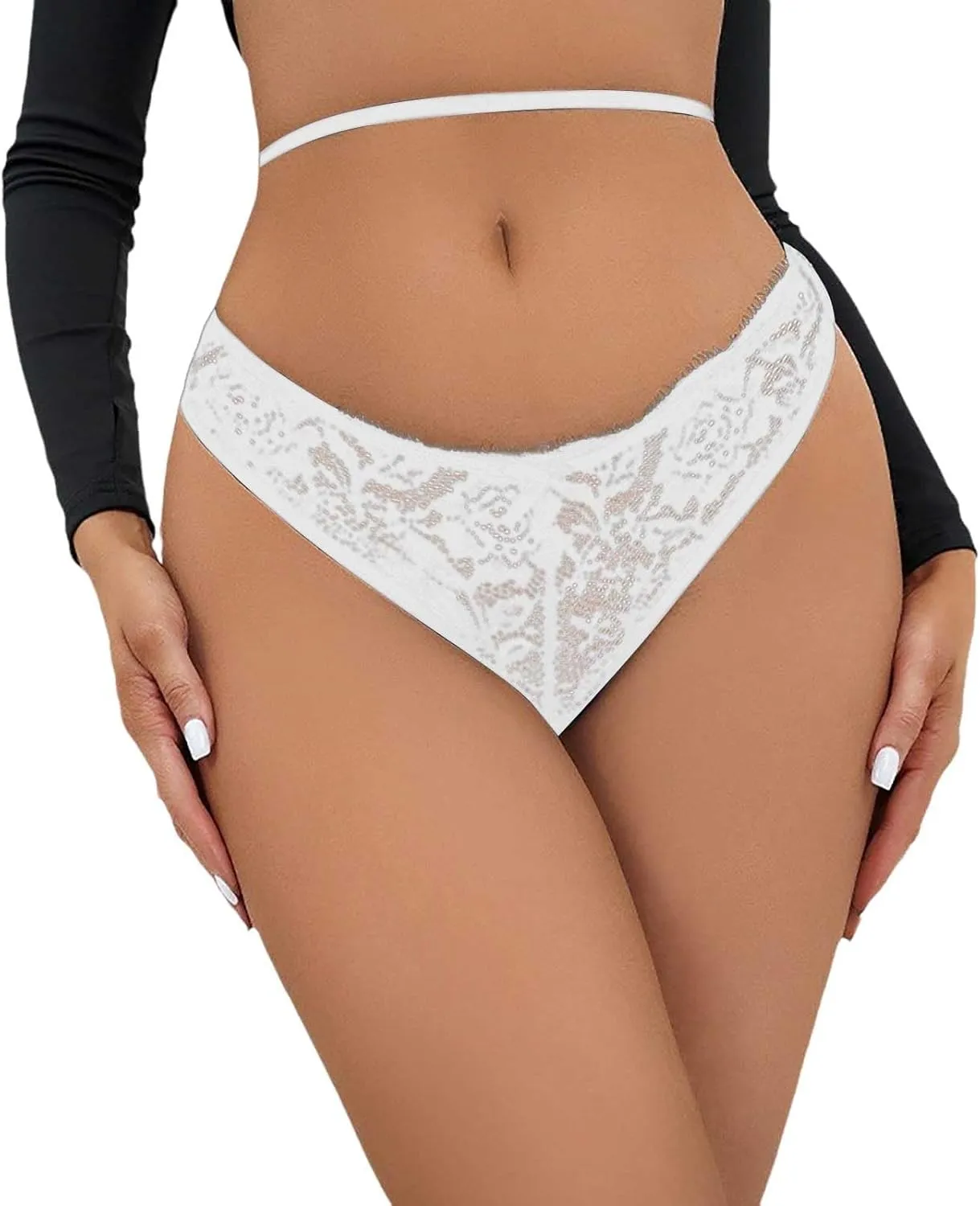 Lingerie Set Loungewear Sexy Underwear Home Relaxation T Back Panty Set Wear Evenings G-String Thongs Women