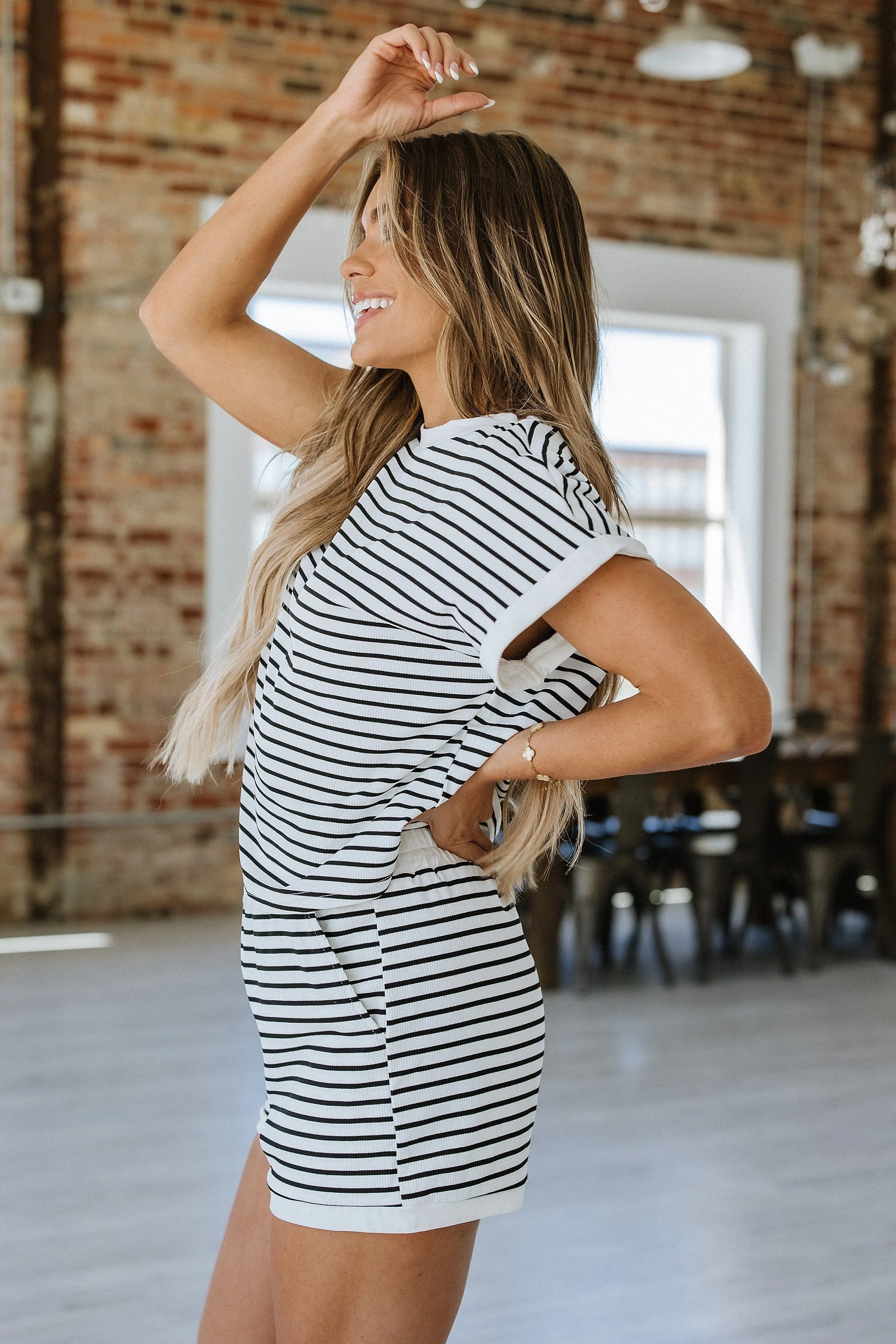 Lola Stripe Tee and Shorts Set | S-XL | PRE ORDER