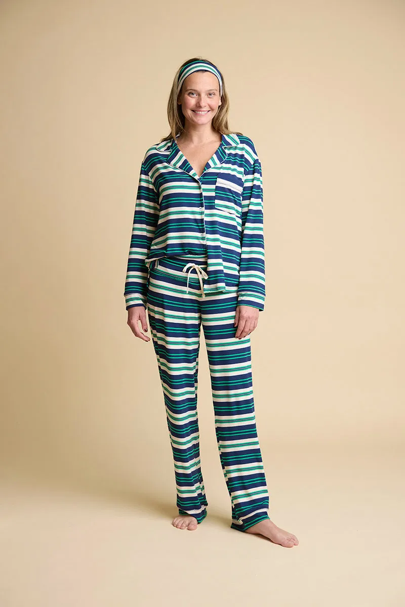 Long Sleeve Button Down Pajama Set