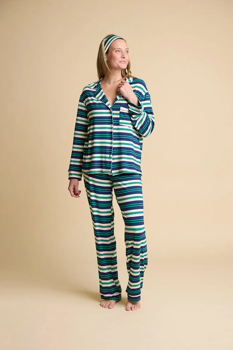 Long Sleeve Button Down Pajama Set