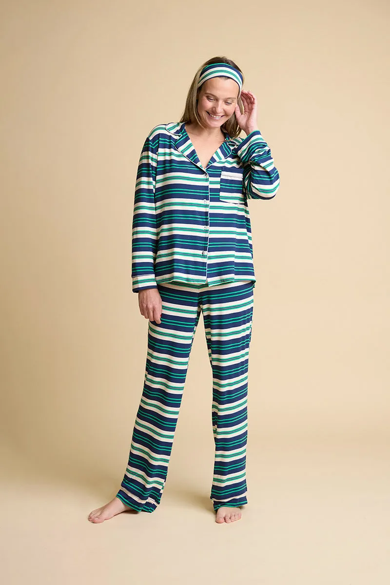 Long Sleeve Button Down Pajama Set
