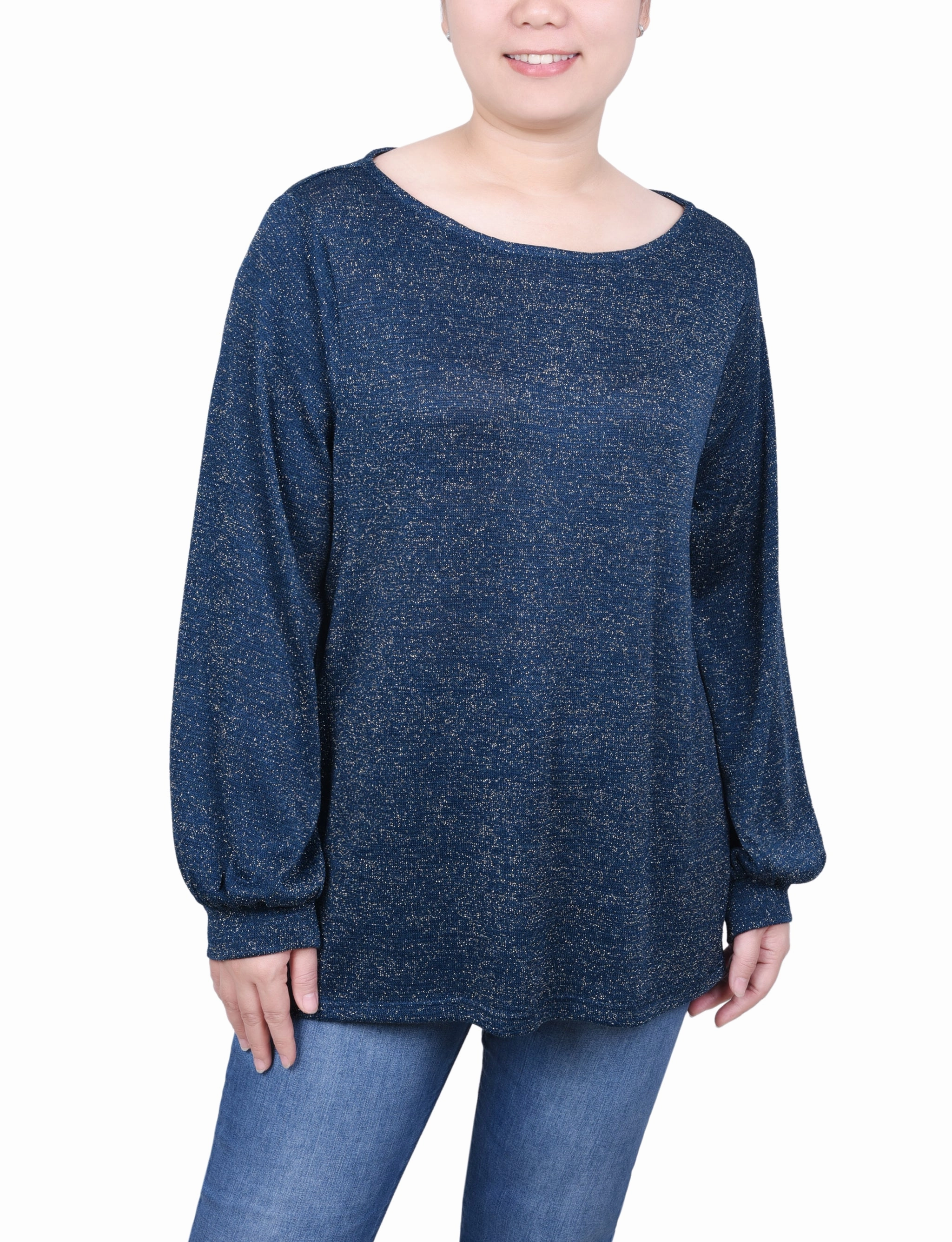 Fitted Tank Long Sleeve Tunic Top