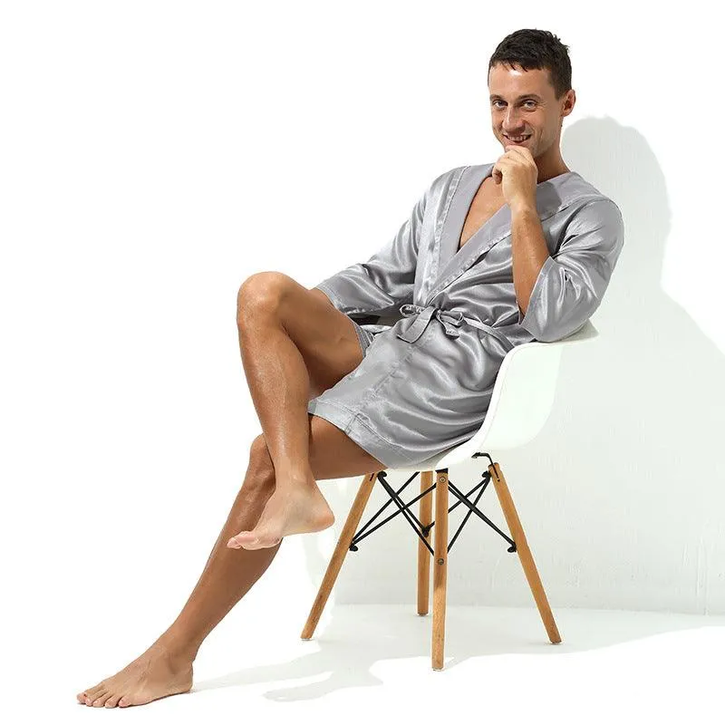 Loose Short Sleeve Couple's Pajamas Set