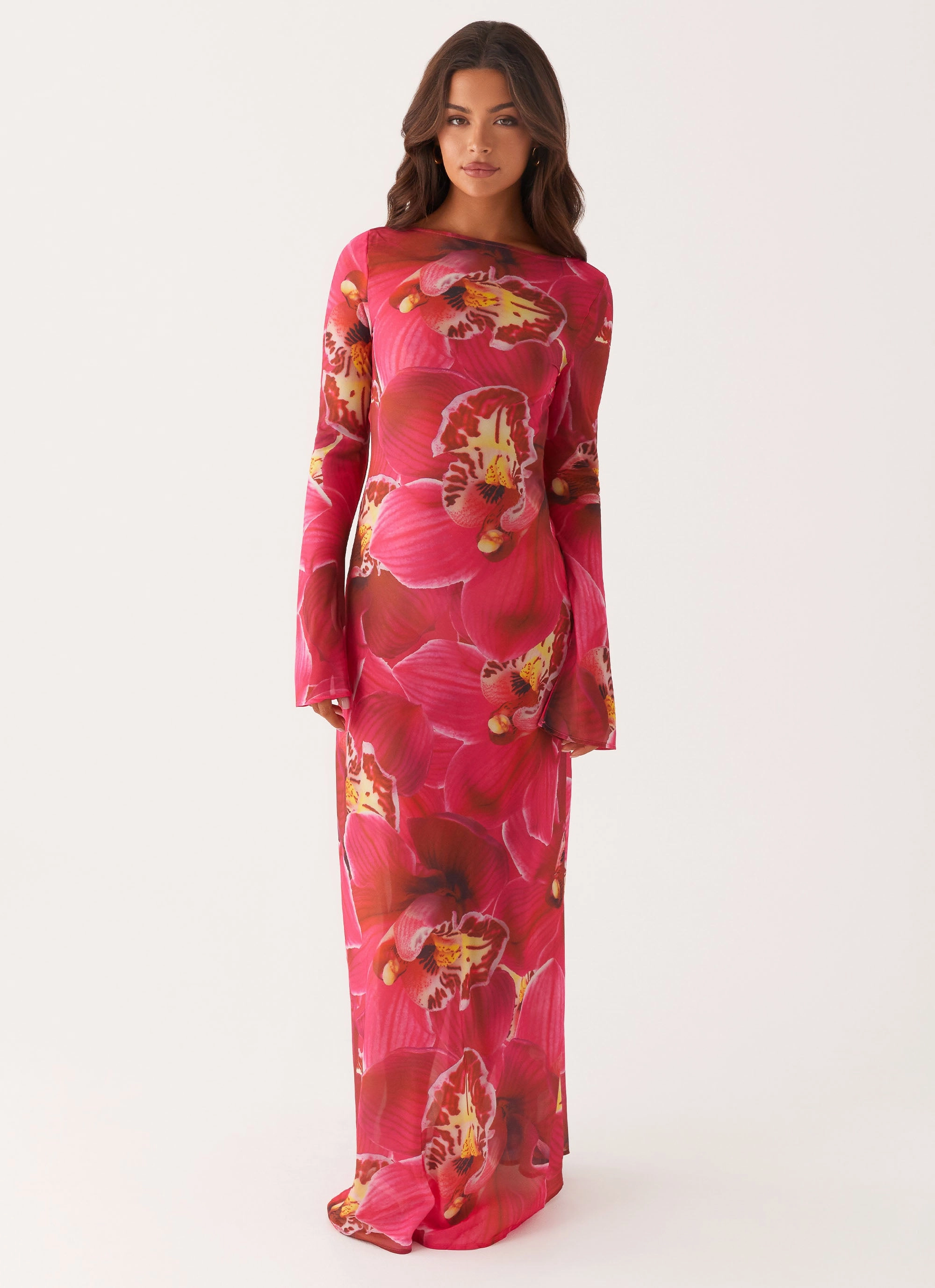 Lorde Maxi Dress - Orchid Pink Flattering Shape Design