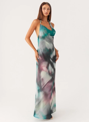 Lost At Sea Maxi Dress - Sea Splash Casual day-to-night piece