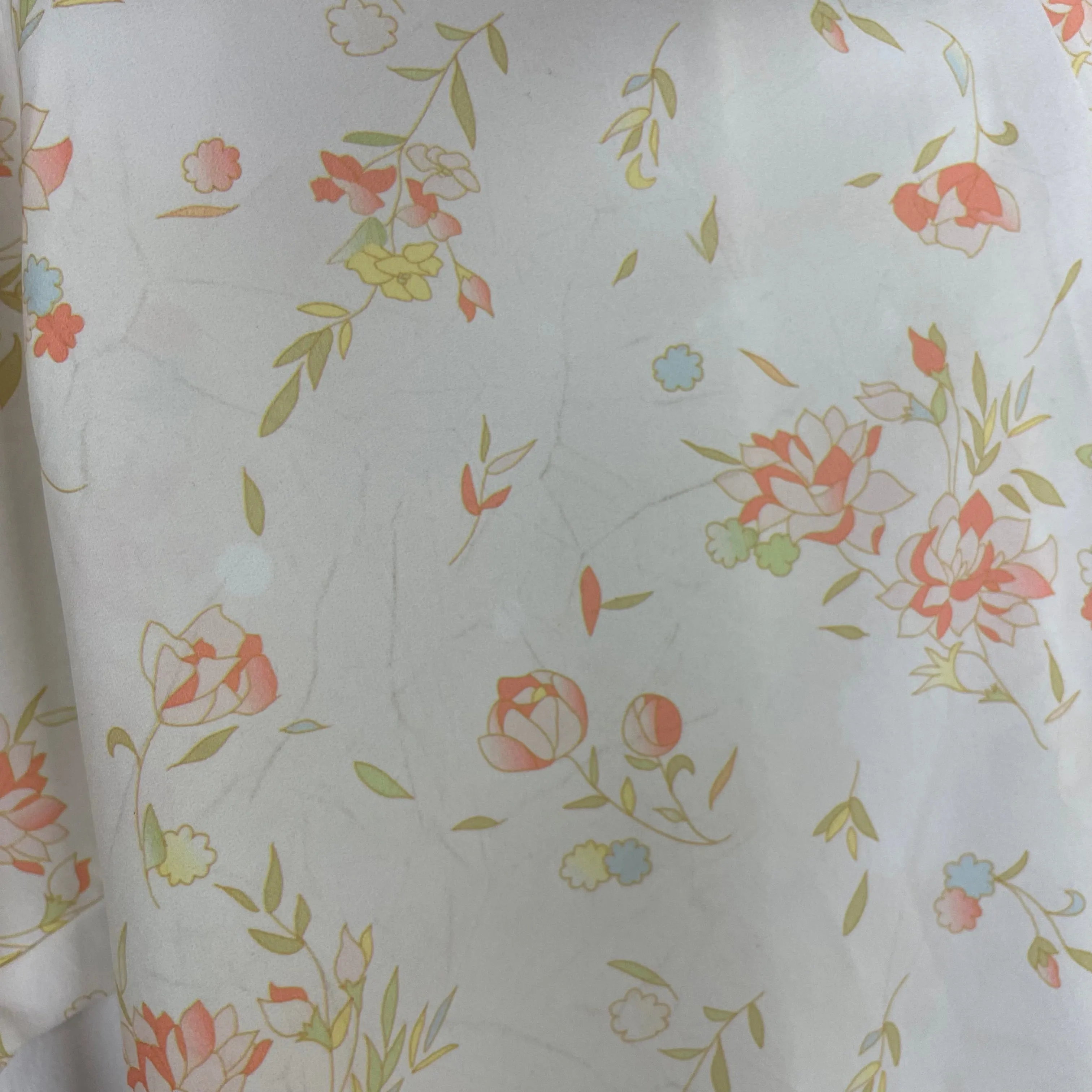 Love Ophelia Cream Floral Print Belted Robe- Size ~S (see notes)