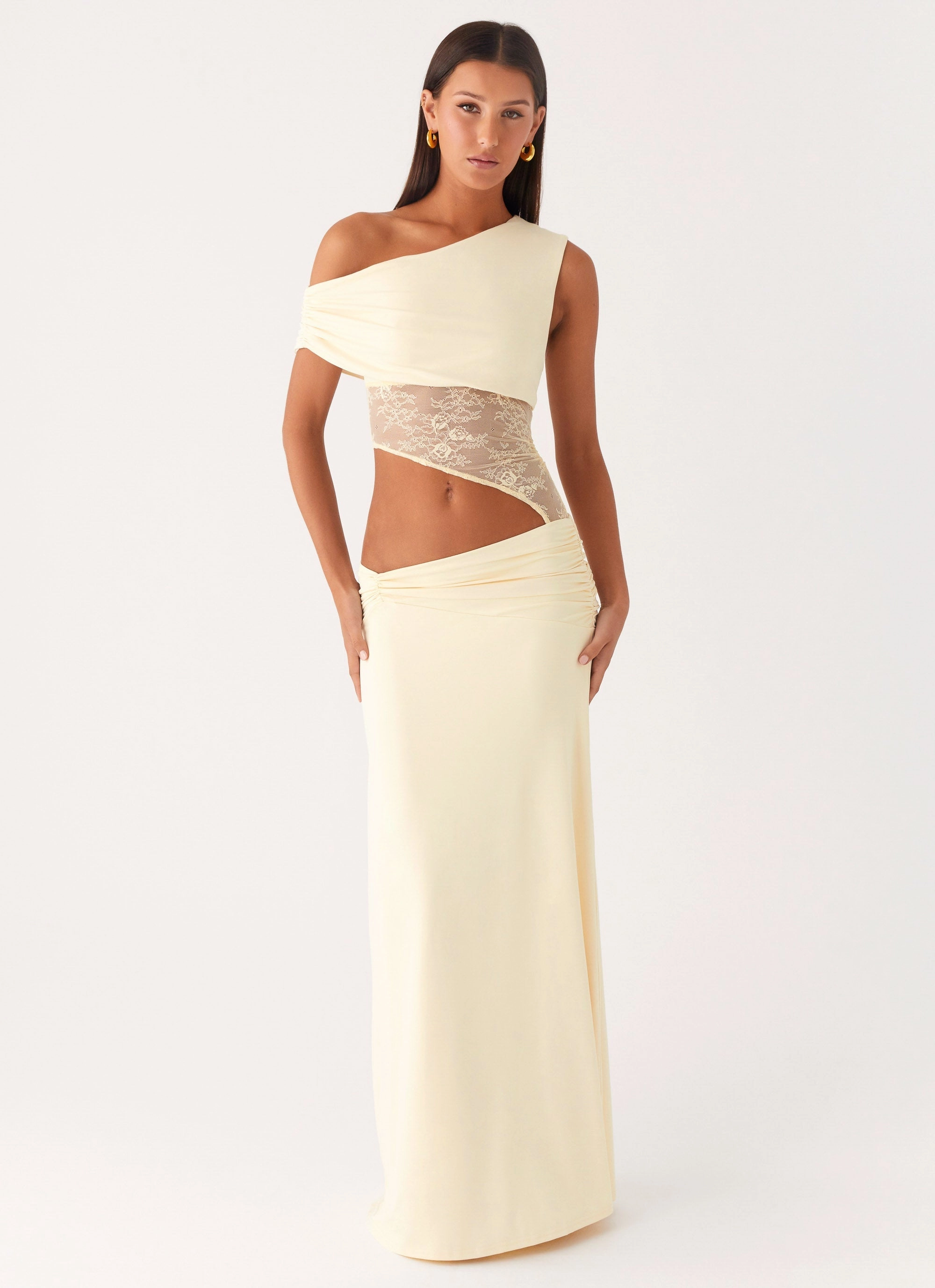 Love Motion Maxi Dress - Lemon Workwear