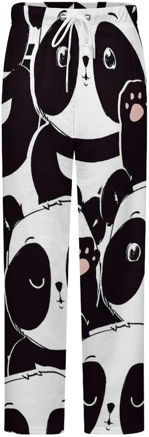 Lovely Panda Women's Flannel Pajama Pants Fleece Lounge Sleep Bottoms PJ