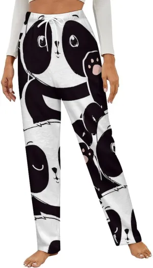 Lovely Panda Women's Flannel Pajama Pants Fleece Lounge Sleep Bottoms PJ