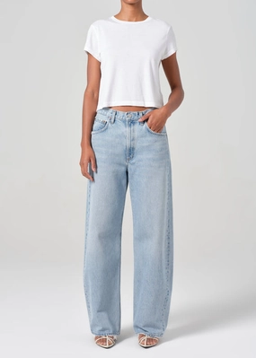 Low Curve Jean in Force Zero Waste Pattern Design Tailored Waistband