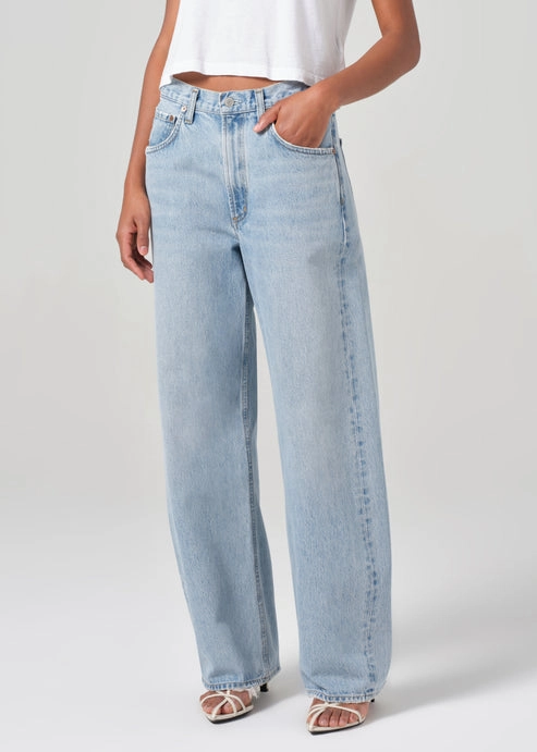 Relaxed Style Neutral Fit Piece Low Curve Jean in Force