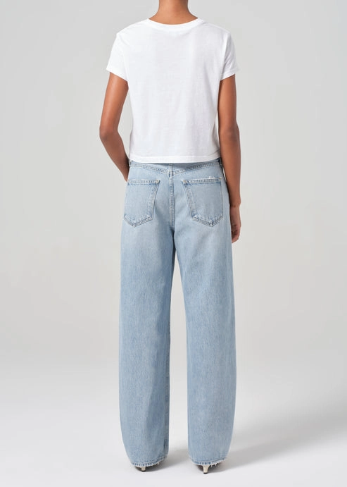 Organic Cotton Material Low Curve Jean in Force