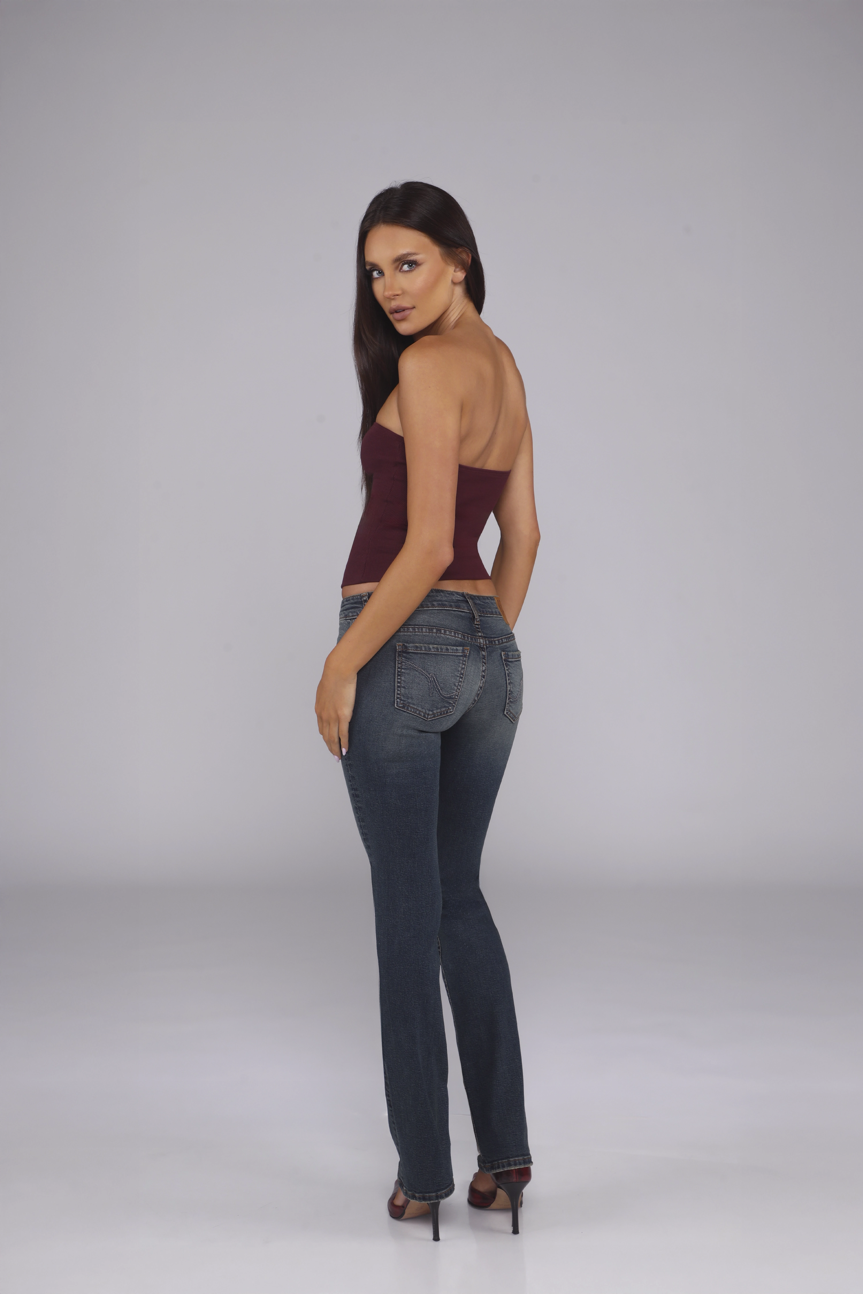 LOW DOWN SKINNY / MIDNIGHT TIDE Rubberized Hem