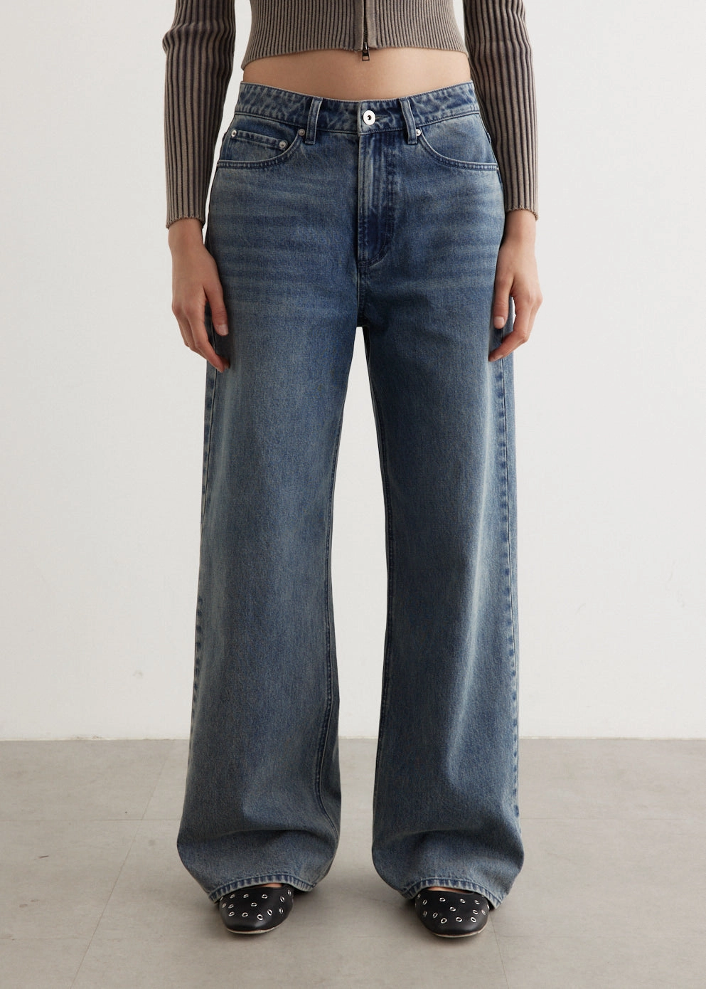 Low Maintenance Crash Baggy Jeans Stretch Classic Gym Ready Fit Layer