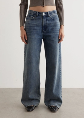 Low Maintenance Crash Baggy Jeans Stretch Classic Gym Ready Fit Layer