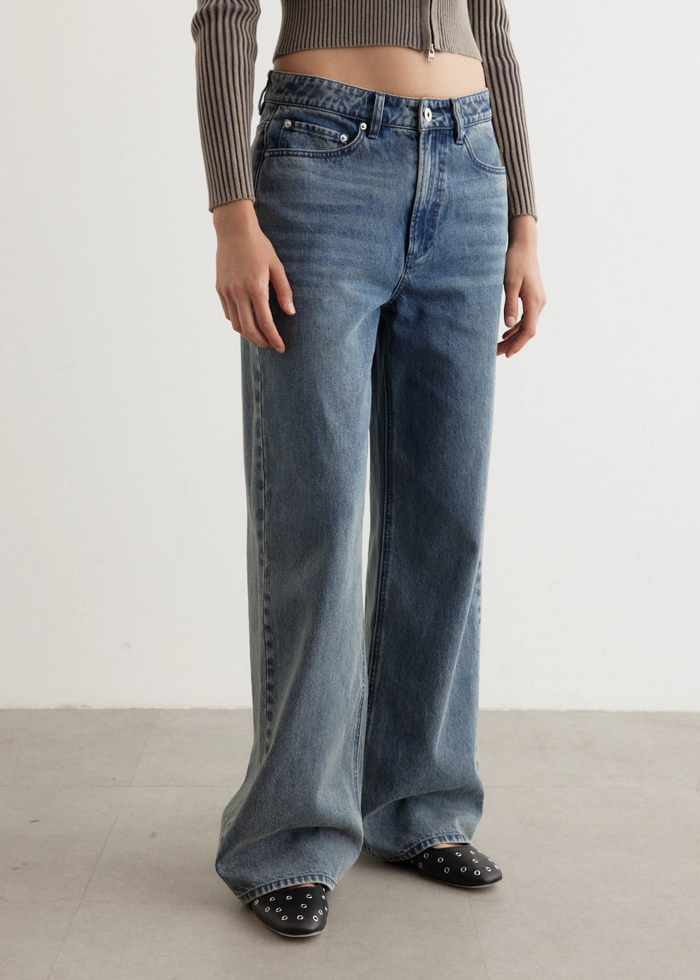 Daily Clothing Low Maintenance Crash Baggy Jeans