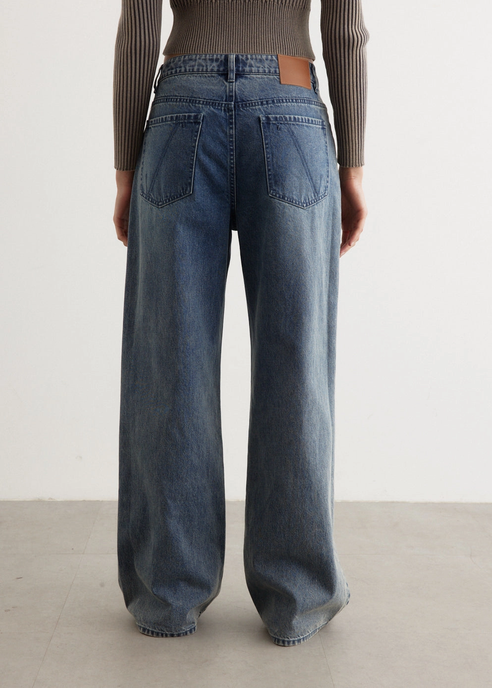 Low Maintenance Crash Baggy Jeans Durable piece Sleek Waistband