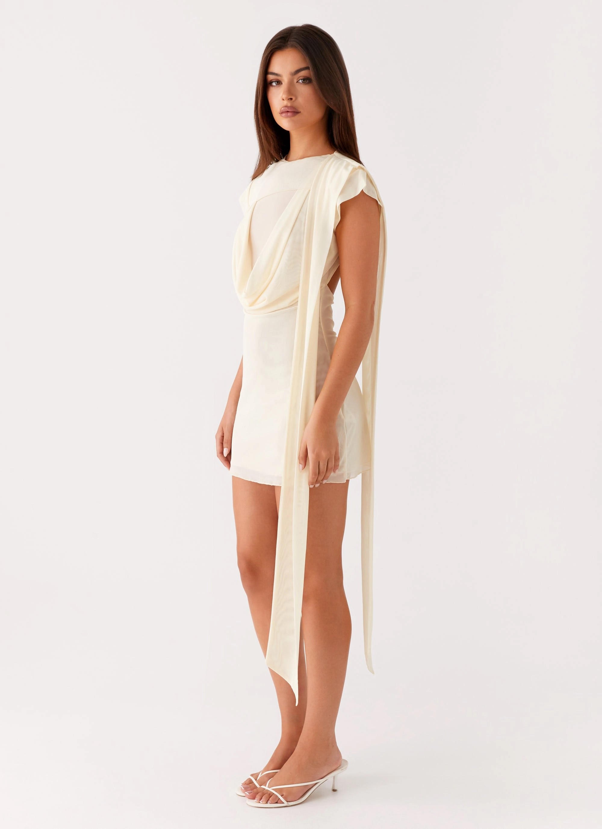 UVProtectiveLayer Versatile Wearable Felipe Mini Dress - Yellow