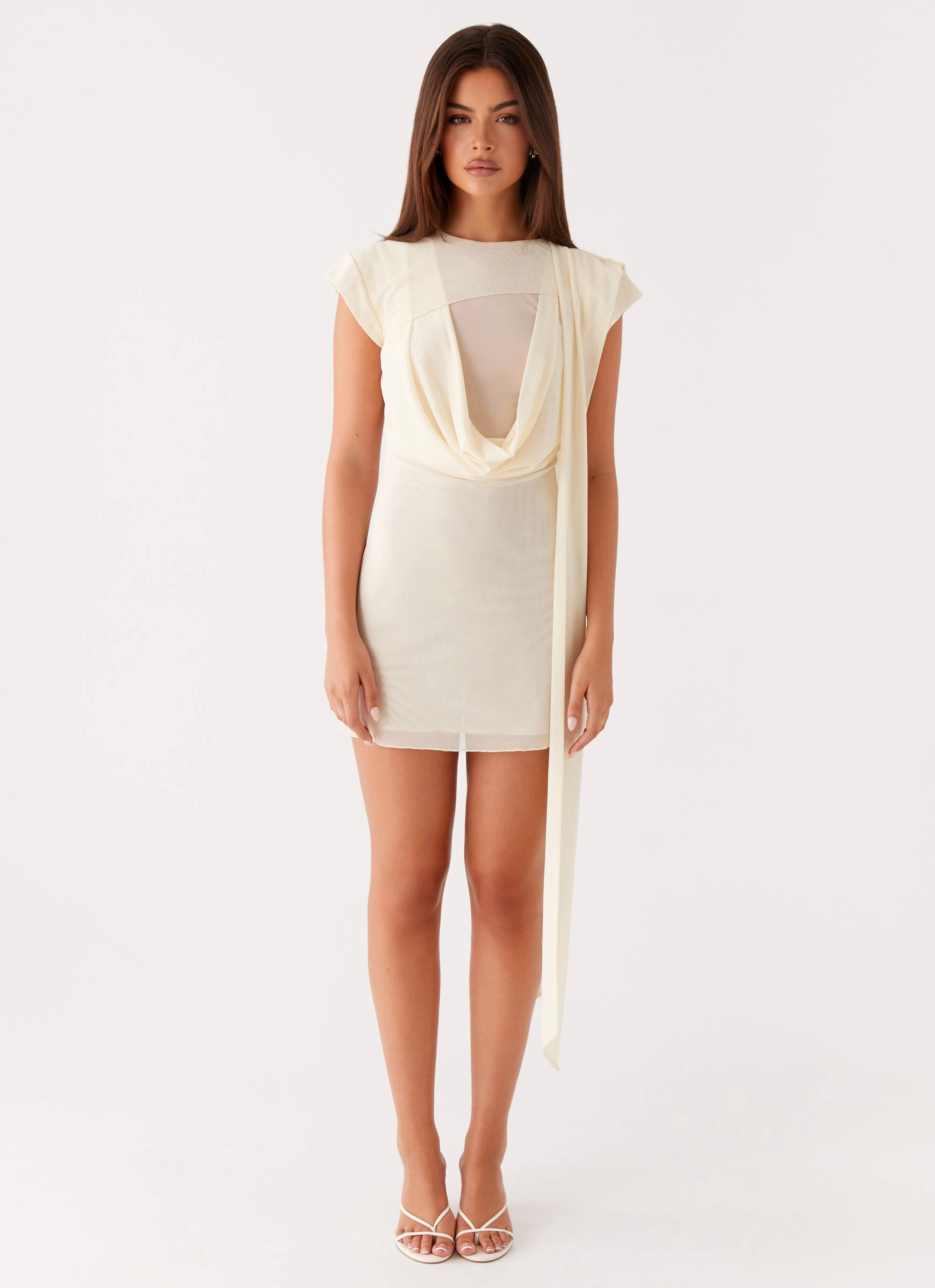 Go To Wear Pure Shape Felipe Mini Dress - Yellow