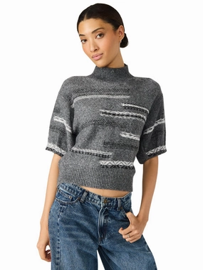 WrinkleResistant Cloth Hidden Storage Pockets Steve Madden Ketra Sweater in Black Multi