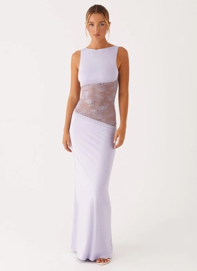 Lucinda Maxi Dress - Lilac Bridal-Shower