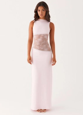 Lucinda Maxi Dress - Pink Confident Touch