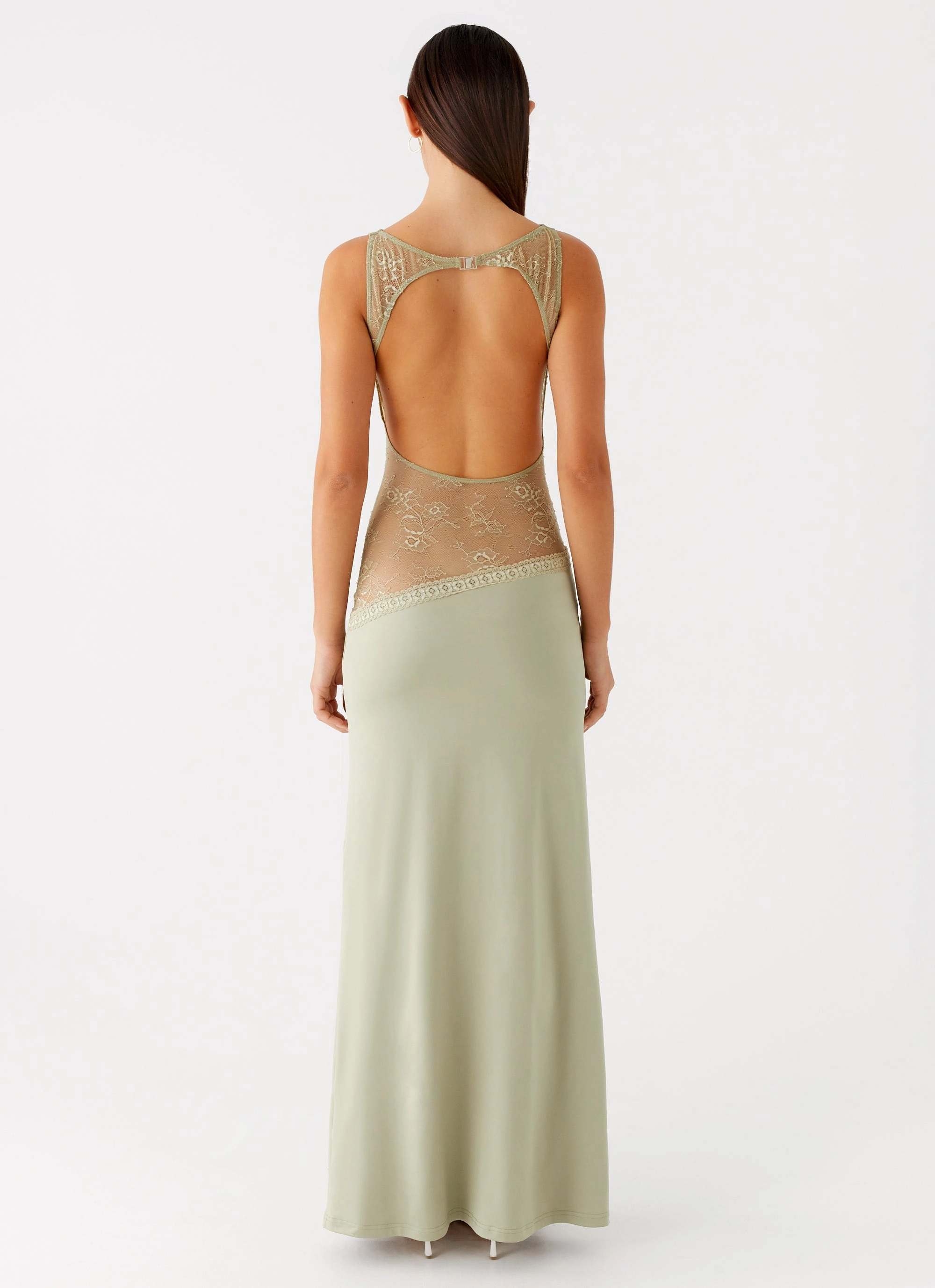 Lucinda Maxi Dress - Sage Cozy Drape