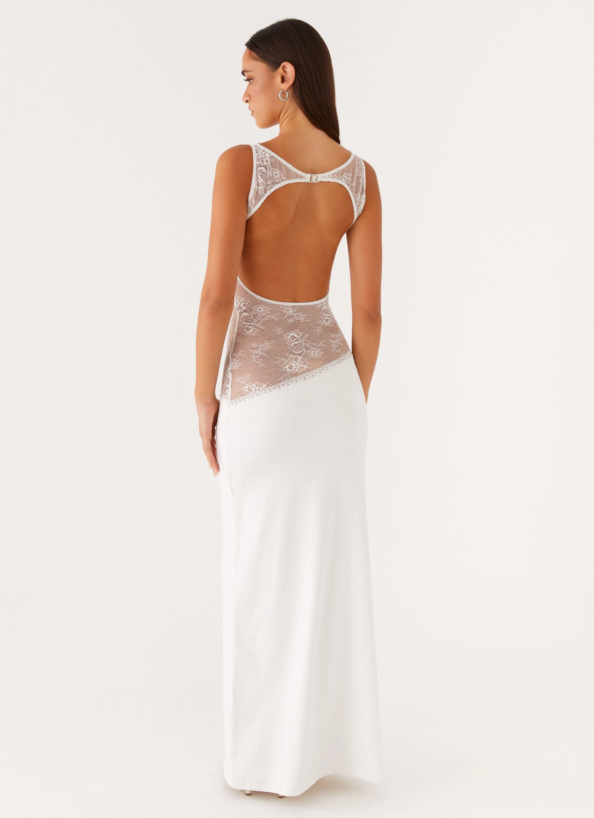 Influencer-Style Lucinda Maxi Dress - White