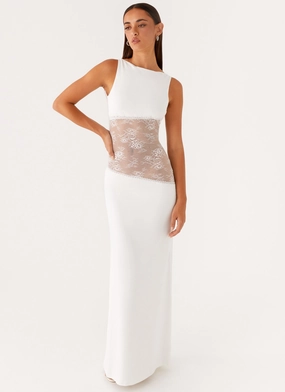 All-Day Fit Linen Love Lucinda Maxi Dress - White