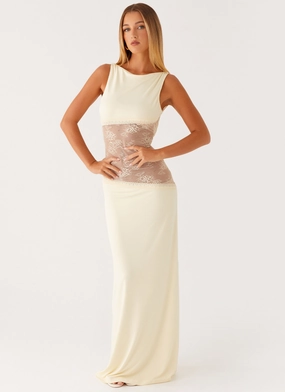 Minimal Harmony Lucinda Maxi Dress - Yellow