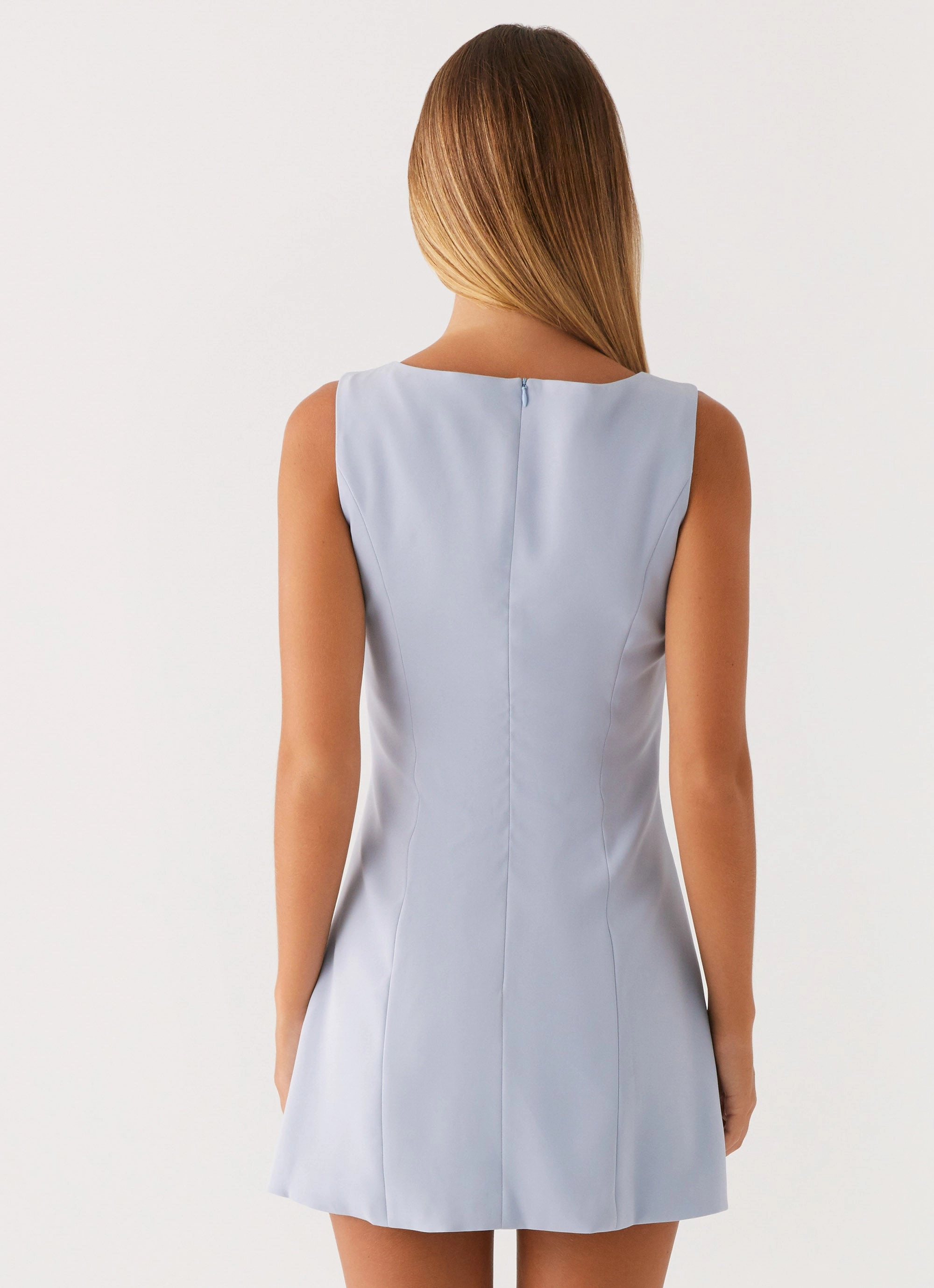 Lucky Charm Mini Dress - Blue Relaxed fit wear