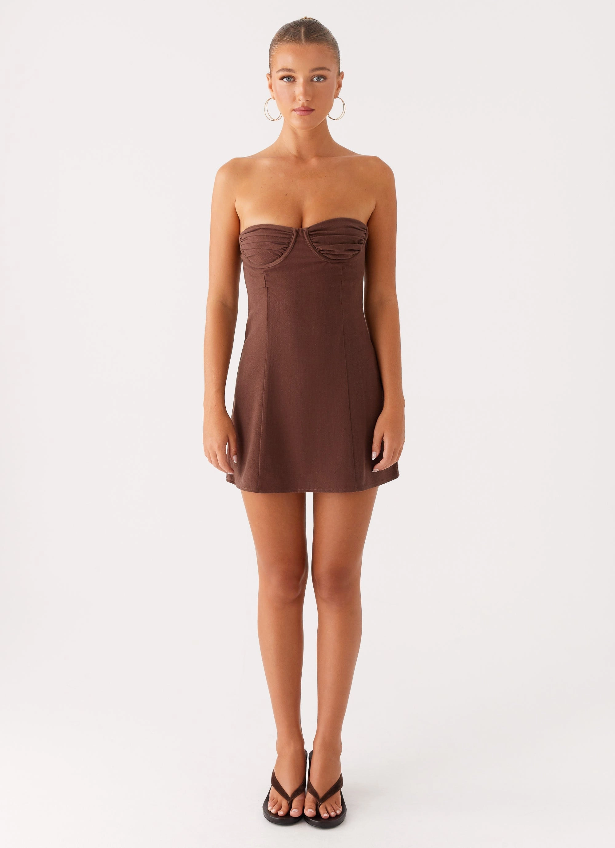 Ludo Mini Dress - Chocolate Classic Cut