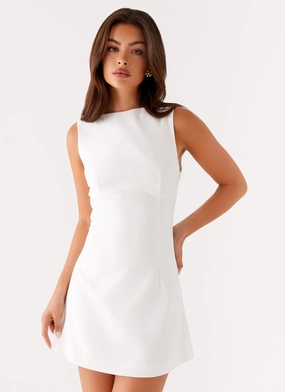 Lulita Mini Dress - White New Spirit All-season garment