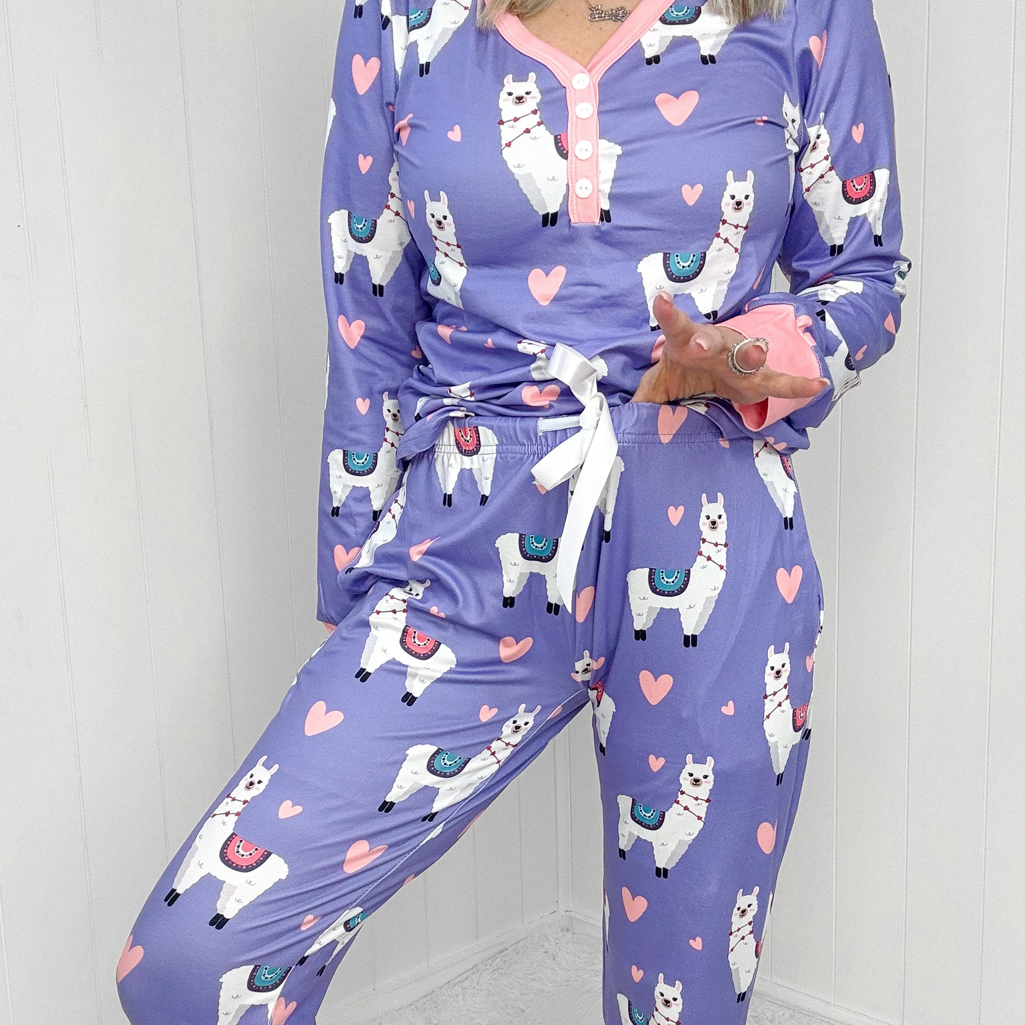 Lulu the Llama Lovebug Pajamas Long Sleeve Buttery Soft Set