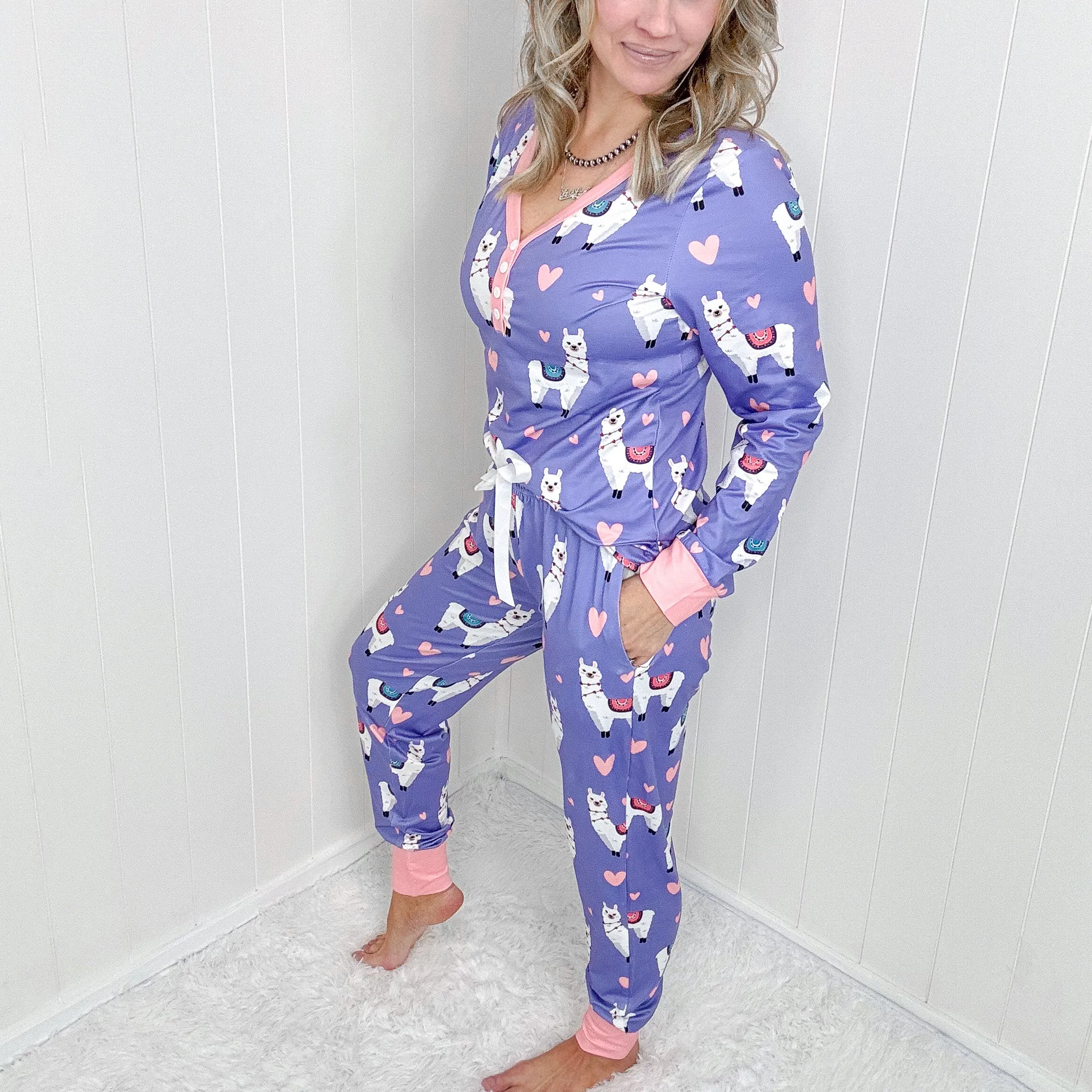 Lulu the Llama Lovebug Pajamas Long Sleeve Buttery Soft Set