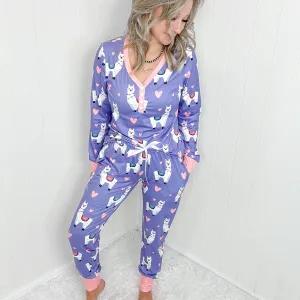Lulu the Llama Lovebug Pajamas Long Sleeve Buttery Soft Set