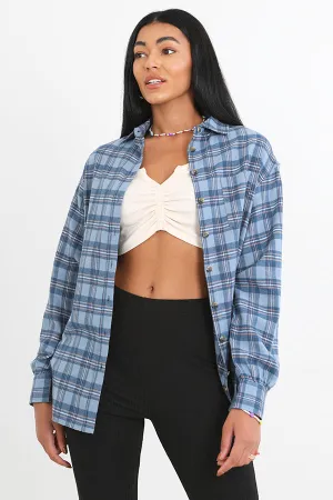 LUMBERJACK STYLE CHECKED FLANNEL SHIRT
