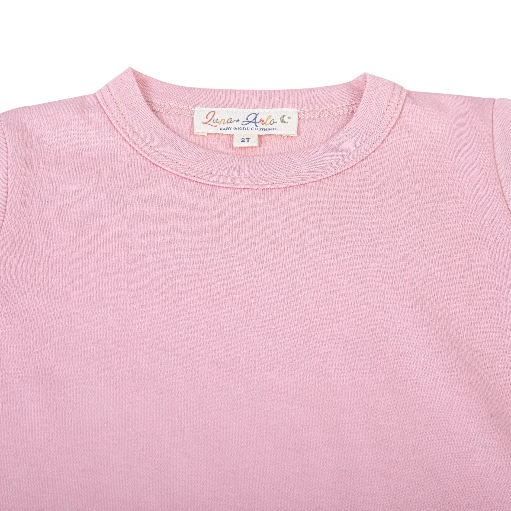 Luna & Arlo Basics Long Pajamas - Dusty Rose