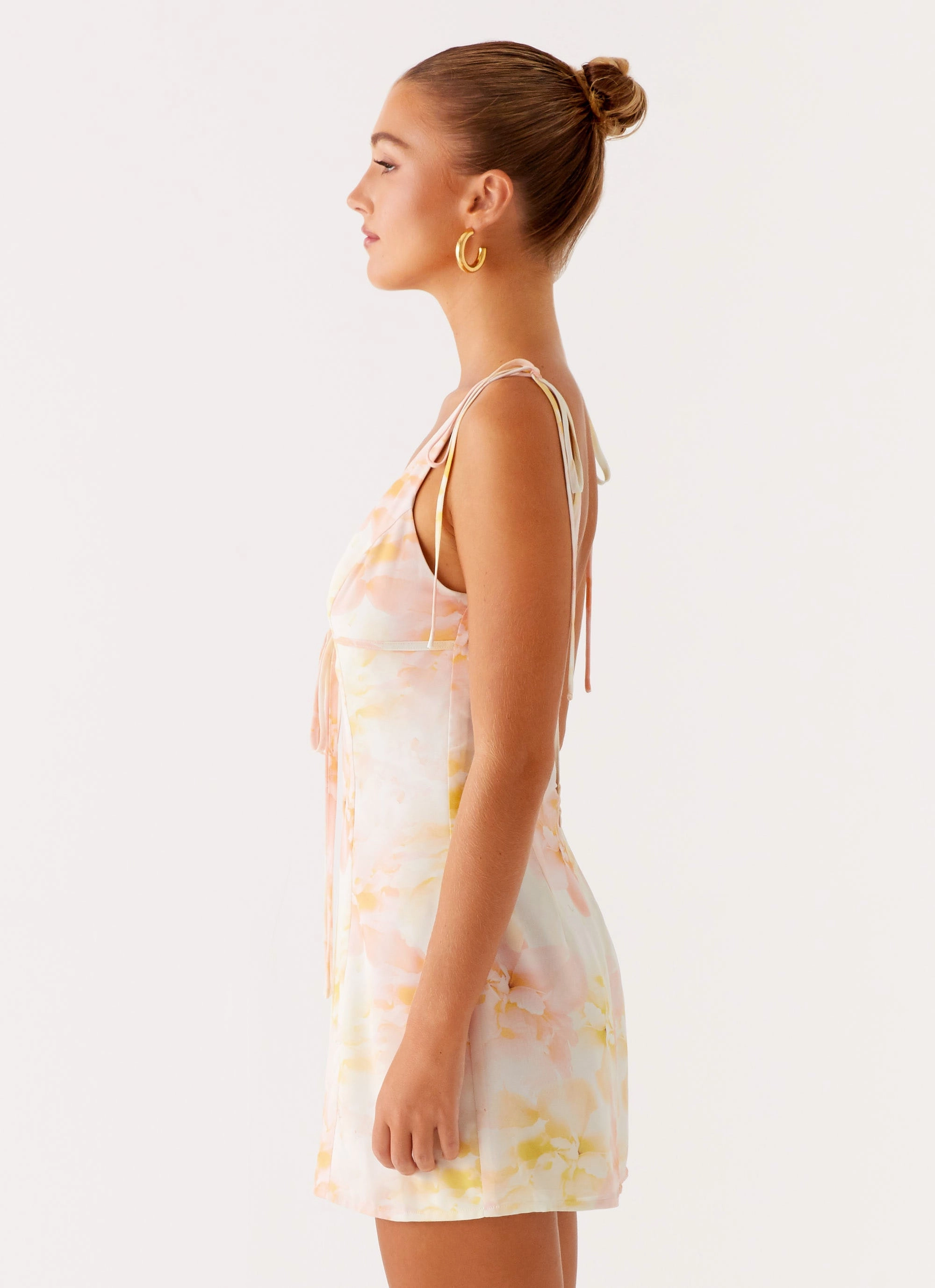 Luxe Comfort Alden Mini Dress - Floral Print