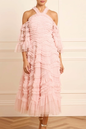 Bronte Off-Shoulder Ballerina Dress Subtle Glow