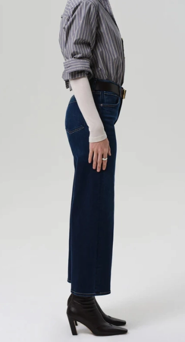 Lyra Wide Leg Crop Clean Hem In Dakota Subtle Detail Modern Cut