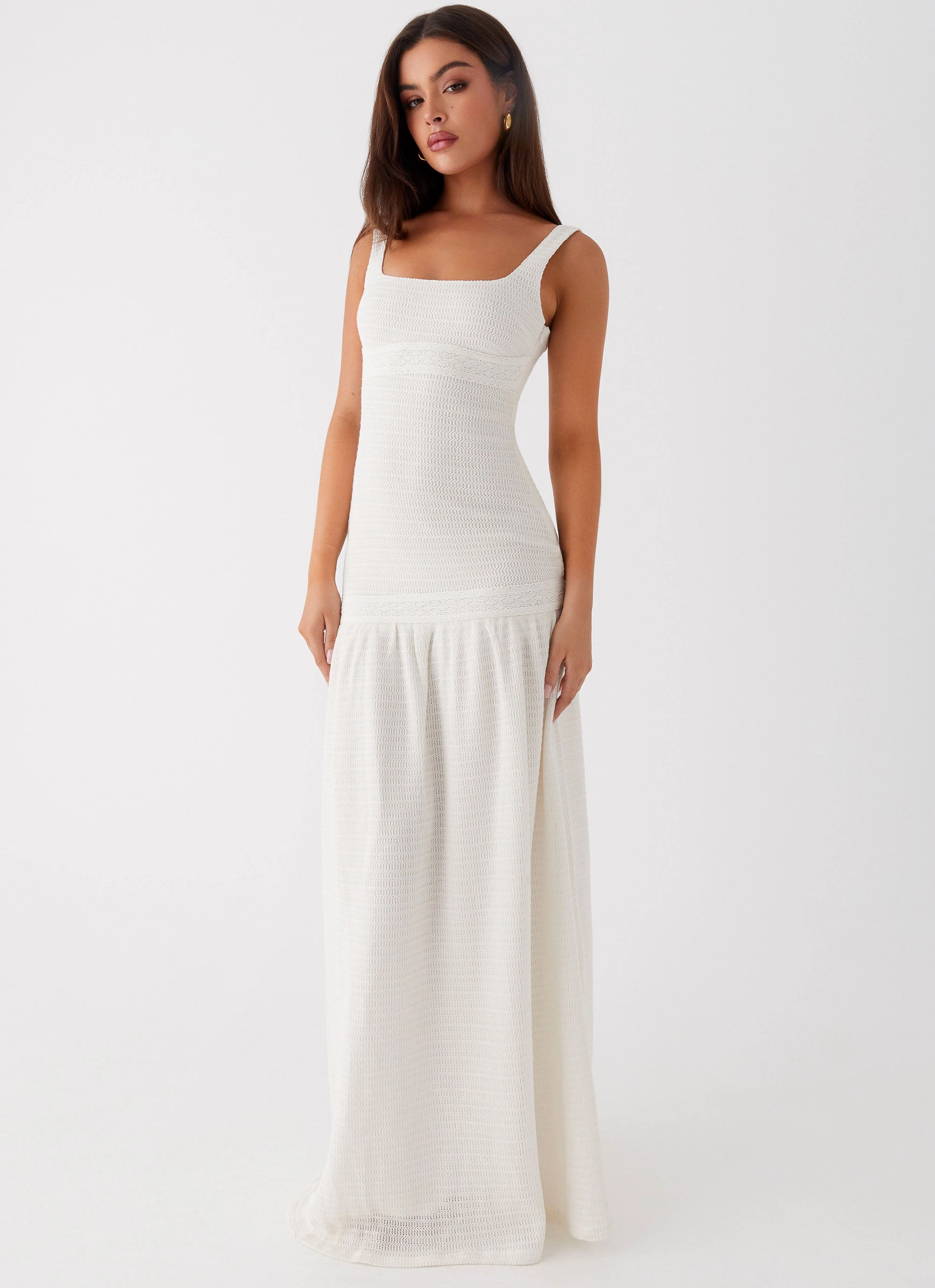 Street Motion Party Safe Lyrical Maxi Dress - Ivory