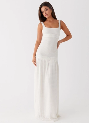 Cool Shape budget-friendly Lyrical Maxi Dress - Ivory