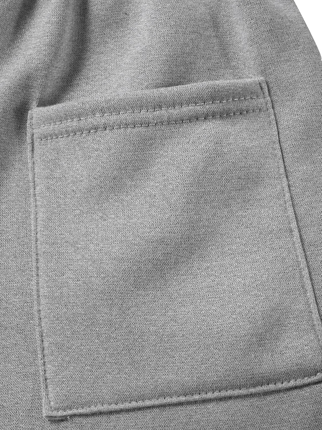 MA CROIX Essentials Mens Premium Brushed Sweat Shorts Lightweight Fleece Elastic Gym Loungewear
